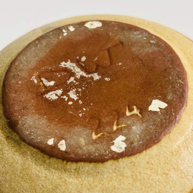 Mid Century Earth Tone Planter Bowl by Stoneware Designs West For Sale - Image 9 of 9