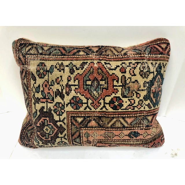 Rug Fragment Pillow For Sale In Dallas - Image 6 of 10
