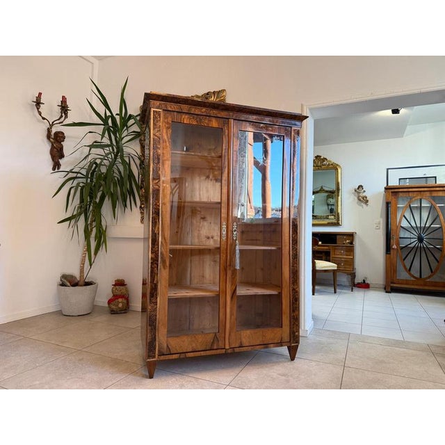 Antique Biedermeier Display Cabinet For Sale - Image 4 of 17