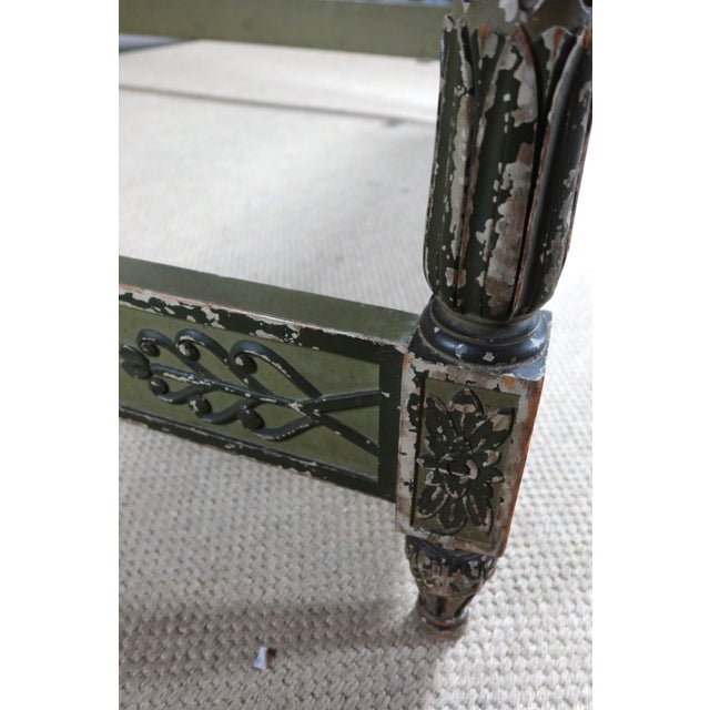 Directoire Bed in Painted Wood For Sale - Image 10 of 11