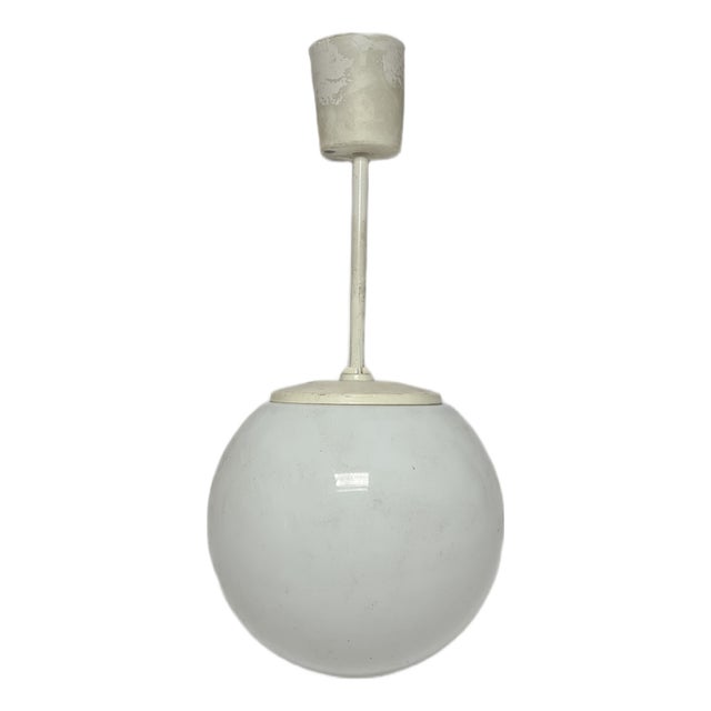 Vintage Communist Pendant Lamp, Poland, 1970s For Sale