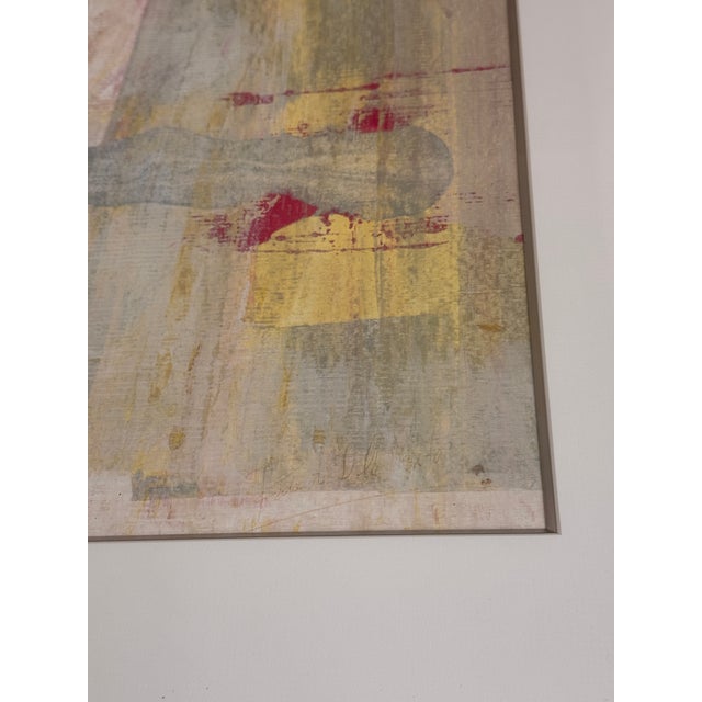 Abstract Late 20th Century Original Painting by Roberto De La Renta, Signed & Framed For Sale - Image 3 of 12