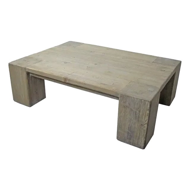 Modern Rustic Coffee Table For Sale