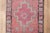 Textile Antique Vintage Turkish Oushak Handmade Wool Cotton Pink Runner Rug For Sale - Image 7 of 11