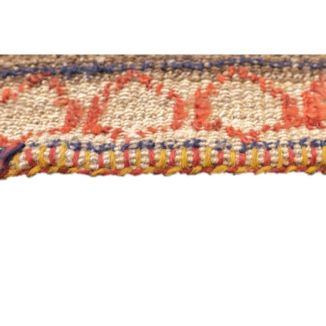 Antique Handwoven Gabbeh Palas Textile Art For Sale - Image 9 of 12