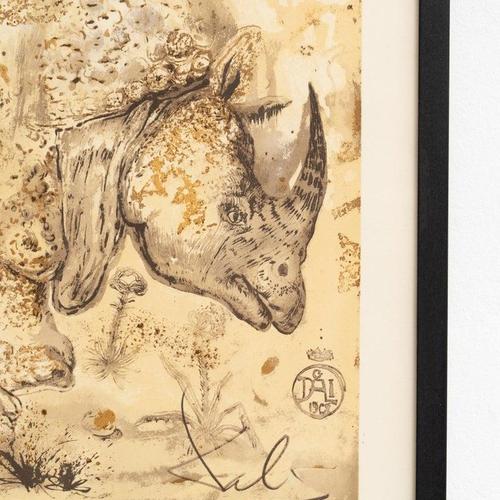 Limited Edition Framed Homage to Albrecht Dürer Poster after Salvador Dalí, 1970s For Sale - Image 9 of 13