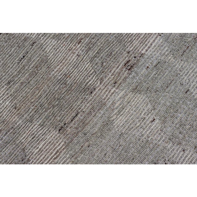 Modern Moroccan Rug by Keivan Woven Arts With All-Over Pattern 8'8 X 11'5 For Sale - Image 12 of 12