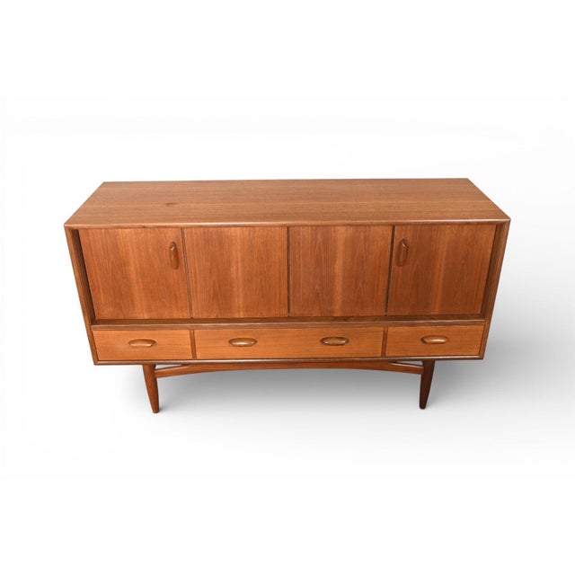 Mid-Century Modern Mid 20th Century Small G Plan "Scandinavian Range" Credenza in Teak For Sale - Image 3 of 9