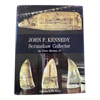 1969 First Edition John F Kennedy, Scrimshaw Collector, by Clare Barnes For Sale