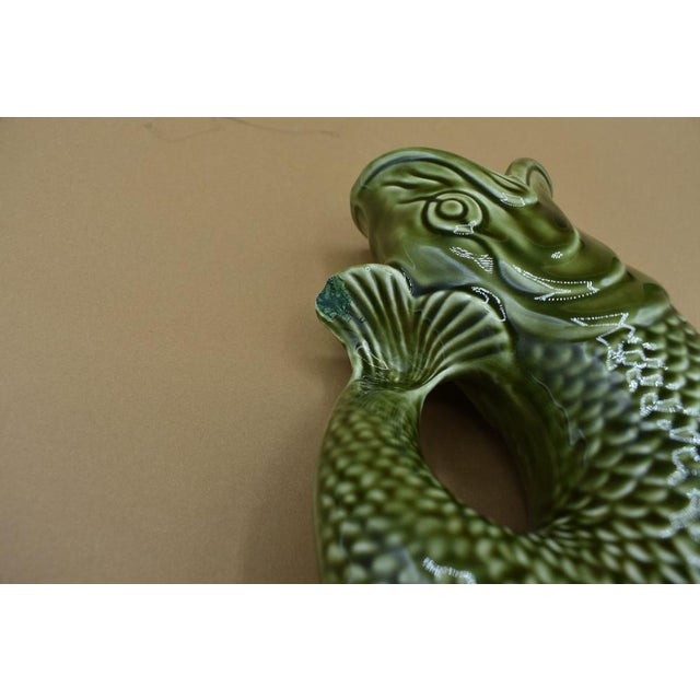 1960s English Ceramic Fish Jug from Dartmouth, 1960s For Sale - Image 5 of 9
