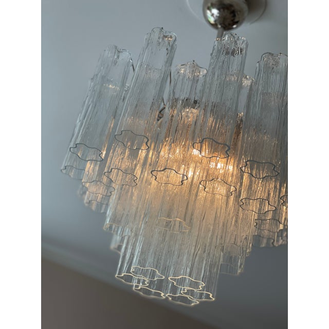 Tronchi Chandelier in Murano Glass For Sale - Image 9 of 12