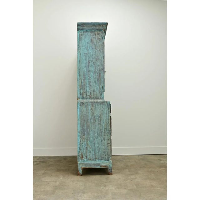 Swedish Gustavian Painted Cabinet For Sale - Image 10 of 12