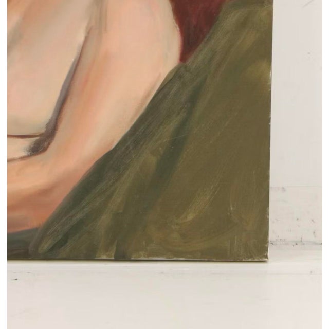 Untitled Reclining Female Nude Oil Painting — Larry Griggs (B. 1951) For Sale - Image 4 of 7
