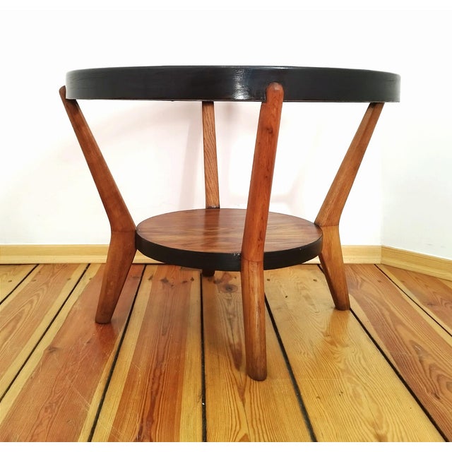 Coffee Table attributed to K. Kozelka for Interier Praha, Former Czechoslovakia For Sale - Image 3 of 13