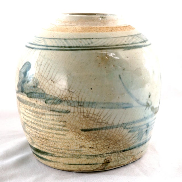 Chinese Blue and White Ginger Jar Late 18th Century For Sale In Phoenix - Image 6 of 9