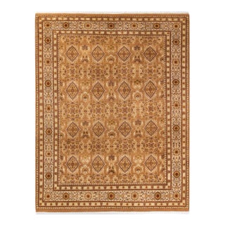 Mogul, One-of-a-Kind Hand-Knotted Area Rug - Yellow, 8' 1" x 10' 4" For Sale