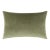 Scalamandre 22" x 14" Tudor Velvet Lumbar Pillow in Spruce For Sale