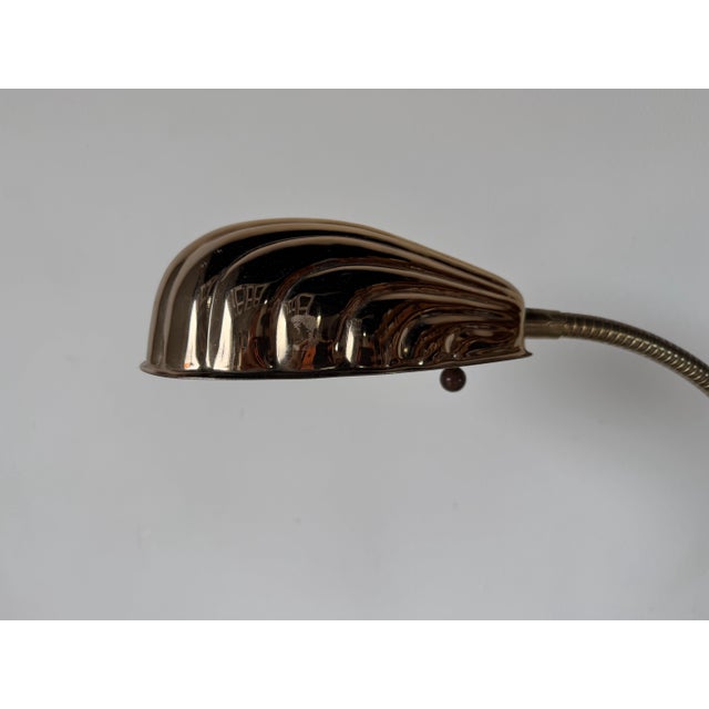 Vintage Hollywood Regency Brass Shell Shade Floor Lamp For Sale - Image 12 of 12