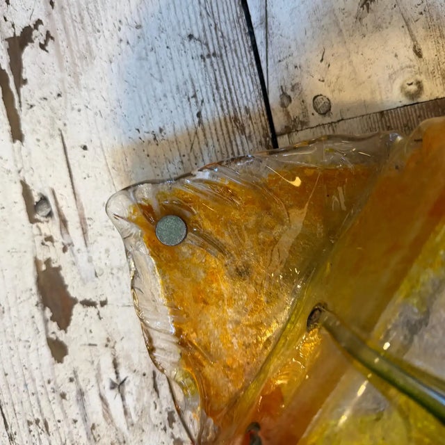 Two Rare 1970s Mazzega Space Age Square Murano Glass Wall or Ceiling Lights For Sale - Image 16 of 18