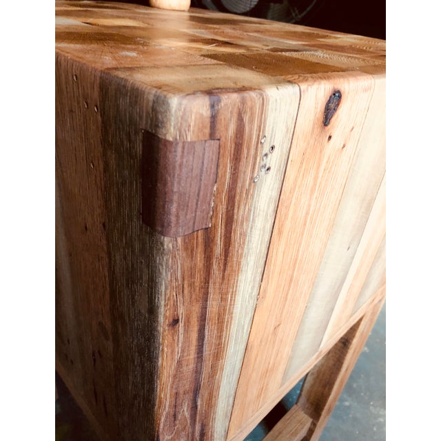 Rustic Oak Butcher Block** Chairish