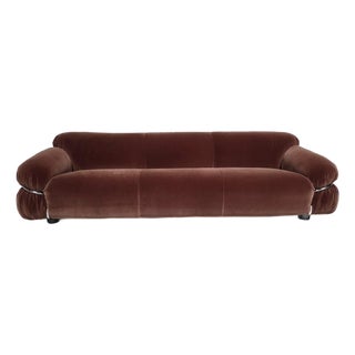 Sesann Sofa in Dusty Pink by Gianfranco Frattini for Cassina, 1970s For Sale