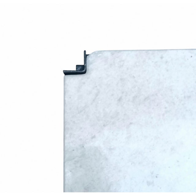Tecno T61 Side Table with Marble Top by Osvaldo Borsani for Tecno, Italy, 1950s For Sale - Image 4 of 10