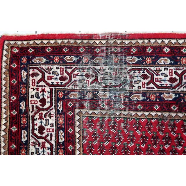 Indian 1970s Handmade Vintage Indian Seraband Rug 5.7' X 7.8' For Sale - Image 3 of 13