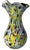 15+ In. Tall Bulbous Multicolor Ruffled Art Glass Confetti Multicolor Vase For Sale - Image 15 of 18