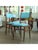 Blue Skai Chairs, 1960, Set of 4 For Sale - Image 16 of 16