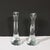 Pair of Signed Renato Anatra Transparent Sculptural Murano Glass Candlesticks For Sale - Image 16 of 17