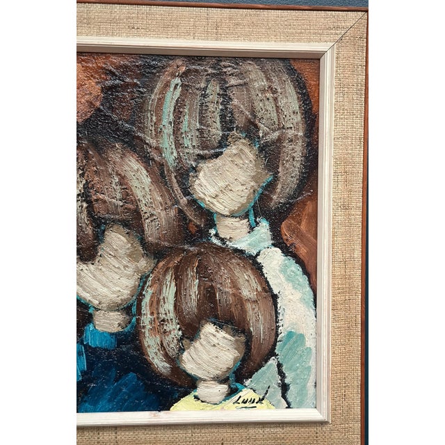 Erik Lund, Trio, 1950s, Oil on Canvas, Framed For Sale - Image 4 of 18