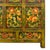 Green 20th Century Antique Tibetan Hand Painted Tall Credenza Storage Cabinet For Sale - Image 8 of 11