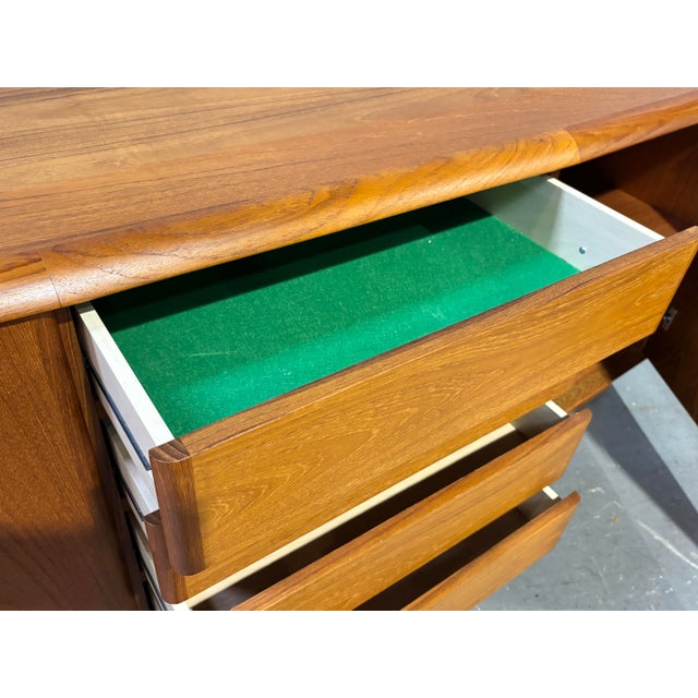 Mid 20th Century Nordic Teak Sideboard, Made in Canada For Sale - Image 9 of 12