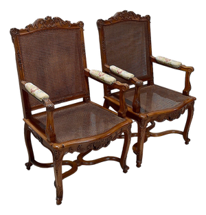 Set of Regency Chairs in Walnut, 1920s