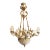 Antique Circa 1900 Cherub Gilt Bronze French Empire Crystal Chandelier For Sale