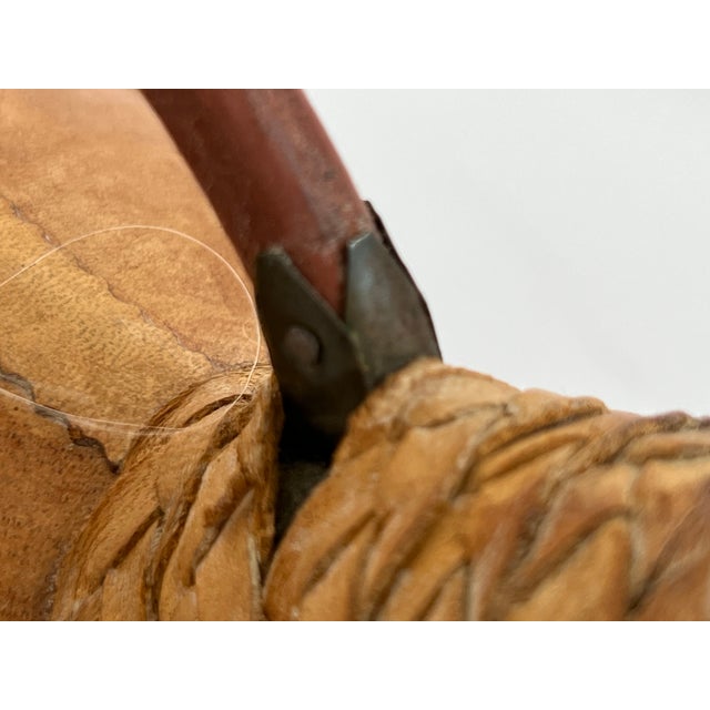 Vintage Italian Leather Duck Decantur For Sale - Image 11 of 13