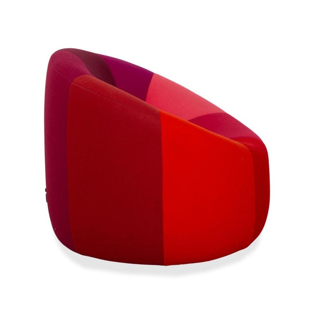 Pumpkin Fabric Chair in Red by Pierre Paulin for Ligne Roset For Sale - Image 11 of 14