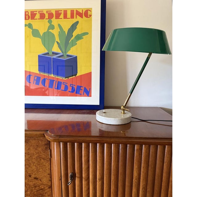 Mid-Century Modern Mid-Century Green Table Lamp from Stilux Milano, Italy, 1960s For Sale - Image 3 of 15