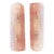 Set of two Organic style wall sconces in Murano glass. Scenographic pink color for italian luxury sconces. Luxury and...
