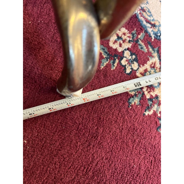 Brass Vintage MCM Brass Trouser Trolly For Sale - Image 8 of 8