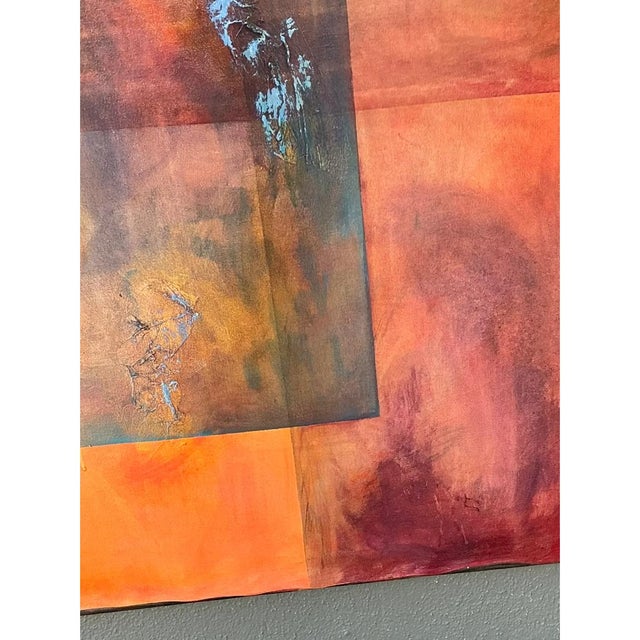 Vintage Abstract Expressionist Oil Painting on Canvas For Sale - Image 11 of 13