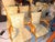 This set of dining chairs has the original upholstered materials, a nice mid century modern design/set. The chairs have...