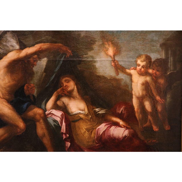 Luigi Garzi, Allegory of Time, 1700, Oil on Canvas For Sale - Image 10 of 16
