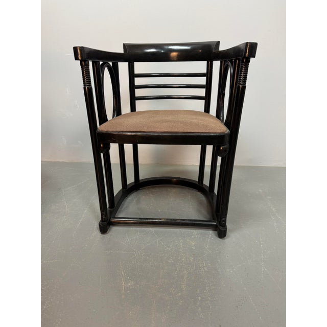 Mid-Century Fledermaus Bauhaus Armchairs by Josef Hoffmann for Thonet, Austria, 1920s, Set of 4 For Sale - Image 13 of 18