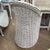 Wood Pair of Vintage Retro Wicker Upholstered Bar Stools For Sale - Image 7 of 10