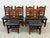Islamic Moorish Revival Carved Dining Chairs, Set of Six For Sale - Image 3 of 16