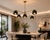Welcome in GLOWTRENK Elevate your space with this sleek, modern pendant light, featuring a softly rounded double-dome...