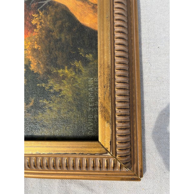 Traditional David Jermann Va Landscape Painting, Framed For Sale - Image 3 of 3