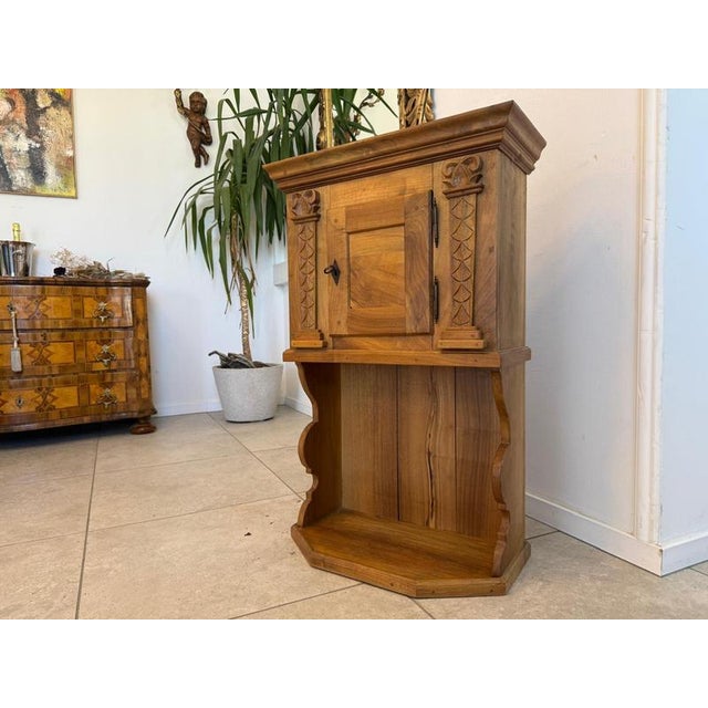 Oak Liquor Cabinet, 1950s For Sale - Image 9 of 9