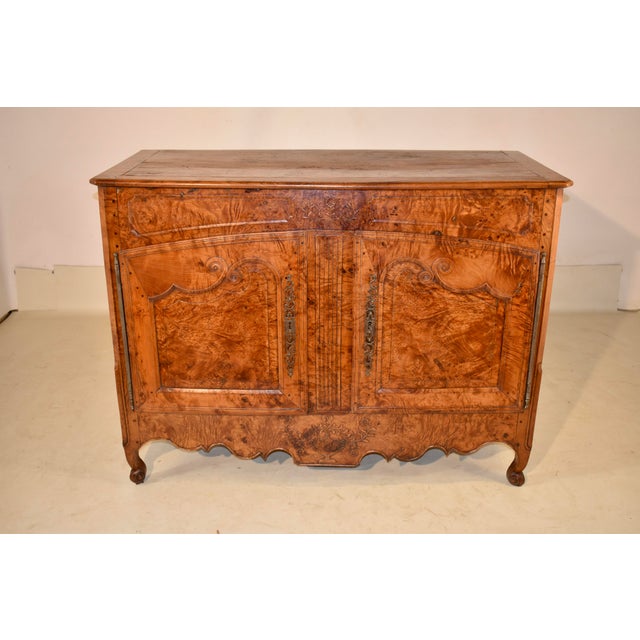 18th Century Burl Elm Buffet From France For Sale In Greensboro - Image 6 of 13
